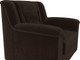 Миниатюра изображения товара Кресло мягкое Лига Диванов Карелия 341 (микровельвет коричневый)