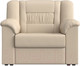 Миниатюра изображения товара Кресло мягкое Лига Диванов Карелия 341 (экокожа бежевый)