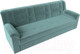 Миниатюра изображения товара Диван Лига Диванов Карелия 342 (велюр бирюзовый)