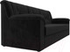 Миниатюра изображения товара Диван Лига Диванов Карелия 342 (велюр черный)