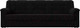Миниатюра изображения товара Диван Лига Диванов Карелия 342 (микровельвет черный)