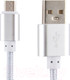 Миниатюра изображения товара Кабель Energy ET-01 USB/MicroUSB / 006370 (серебристый)