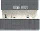 Миниатюра изображения товара Кухонный гарнитур Интерлиния Берес 2.7Б (дуб серый/опал светлый)