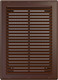 Миниатюра изображения товара Решетка вентиляционная ERA 1825Р (коричневый)