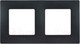 Миниатюра изображения товара Рамка для выключателей и розеток Legrand Etika 672582 (антрацит)
