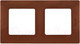 Миниатюра изображения товара Рамка для выключателей и розеток Legrand Etika 672572 (какао)
