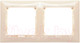 Миниатюра изображения товара Рамка для выключателей и розеток Legrand Valena 695632 (слоновая кость)