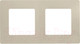 Миниатюра изображения товара Рамка для выключателей и розеток Legrand Etika 672512 (слоновая кость)