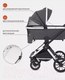 Миниатюра изображения товара Детская универсальная коляска MOWbaby Tilda 2 в 1 / MB064 (графит)