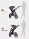 Миниатюра изображения товара Детская универсальная коляска MOWbaby Tilda 2 в 1 / MB064 (графит)