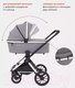 Миниатюра изображения товара Детская универсальная коляска MOWbaby Tilda 2 в 1 / MB064 (серый)