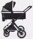 Миниатюра изображения товара Детская универсальная коляска MOWbaby Tilda 3 в 1 / MB065 (черный)