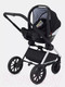 Миниатюра изображения товара Детская универсальная коляска MOWbaby Tilda 3 в 1 / MB065 (черный)