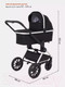 Миниатюра изображения товара Детская универсальная коляска MOWbaby Tilda 3 в 1 / MB065 (черный)