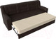 Миниатюра изображения товара Диван Лига Диванов Карелия 342 (экокожа коричневый)