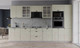 Миниатюра изображения товара Кухонный гарнитур Интерлиния Берес 3.2В (дуб снежный/серый каспий)