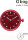 Миниатюра изображения товара Часовой механизм O bag O clock Great OCLKD001MESL5422 (яркий винно-красный)