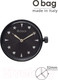 Миниатюра изображения товара Часовой механизм O bag O clock Great OCLKD001MESL5055 (черный)