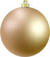 Миниатюра изображения товара Шар новогодний GreenTerra 60мм Матовый (золото)