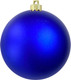 Миниатюра изображения товара Шар новогодний GreenTerra 60мм Матовый (синий)