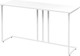 Миниатюра изображения товара Консольный столик Millwood Лиссабон 1 Лофт Л 120x40x70.2 (белый/металл белый)