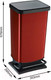 Миниатюра изображения товара Контейнер для мусора Rotho Paso с педалью / 1754111008 (40л, черный/красный)