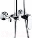 Миниатюра изображения товара Душевая система со смесителем Diadonna D86-335117BL