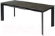 Миниатюра изображения товара Обеденный стол M-City Cremona 140 KL-116 / 614М04875 (черный мрамор матовый/черный)