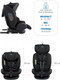 Миниатюра изображения товара Автокресло INDIGO Max-X ST-3 (графитовый)