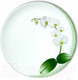 Миниатюра изображения товара Набор столовой посуды Luminarc Diwali White Orchid P0328 (46пр)