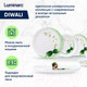 Миниатюра изображения товара Набор столовой посуды Luminarc Diwali White Orchid P0328 (46пр)