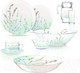 Миниатюра изображения товара Набор столовой посуды Luminarc Simply Trompette Turquoise V2715 (44пр)