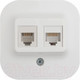 Миниатюра изображения товара Розетка Legrand Quteo 782228 (белый)