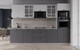 Миниатюра изображения товара Кухонный гарнитур Интерлиния Берес 2.8В (дуб серый/дуб полярный/травертин серый)