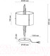 Миниатюра изображения товара Прикроватная лампа Odeon Light Margaret 5415/2T