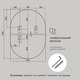 Миниатюра изображения товара Зеркало Алмаз-Люкс Д-026 (120x50см)