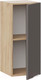 Миниатюра изображения товара Шкаф навесной для кухни ТриЯ Кимберли 1В3 (дуб крафт золотой/муссон)