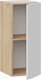 Миниатюра изображения товара Шкаф навесной для кухни ТриЯ Кимберли 1В3 (дуб крафт золотой/сноу)