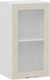 Миниатюра изображения товара Шкаф навесной для кухни ТриЯ Кимберли 1В4С (белый/крем)