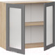 Миниатюра изображения товара Шкаф навесной для кухни ТриЯ Кимберли 1В8С (дуб крафт золотой/титан)