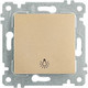 Миниатюра изображения товара Выключатель Mutlusan Rita 2200-407-018 (золото доре)