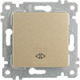 Миниатюра изображения товара Выключатель Mutlusan Rita 2200 408 0185 (золото доре)