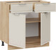Миниатюра изображения товара Шкаф-стол кухонный ТриЯ Белладжио 1Н8Я1 (дуб крафт золотой/софт панакота)