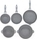 Миниатюра изображения товара Набор кухонной посуды Elan Gallery Гармония вкуса 120547+5 (серый агат)