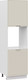 Миниатюра изображения товара Шкаф-пенал кухонный ТриЯ Белладжио 1П6 (белый/софт панакота)