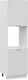 Миниатюра изображения товара Шкаф-пенал кухонный ТриЯ Белладжио 1П6 (белый/фон белый)