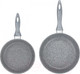 Миниатюра изображения товара Набор сковородок Elan Gallery Гармония вкуса / 120577+2 (серый мрамор)