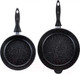 Миниатюра изображения товара Набор сковородок Elan Gallery Гармония вкуса / 120135+2 (черный мрамор)