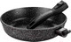 Миниатюра изображения товара Набор сковородок Elan Gallery Гармония вкуса / 120134+2 (черный мрамор)