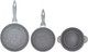 Миниатюра изображения товара Набор кухонной посуды Elan Gallery 120558+3 (серый мрамор)